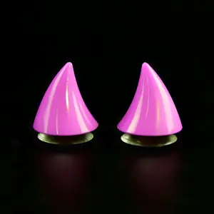 2 Pieces Electric Vehicle Helmet Decorative Big Horns Motorcycle Helmet Demon Sucker Horns Universal Motor Parts Accessories