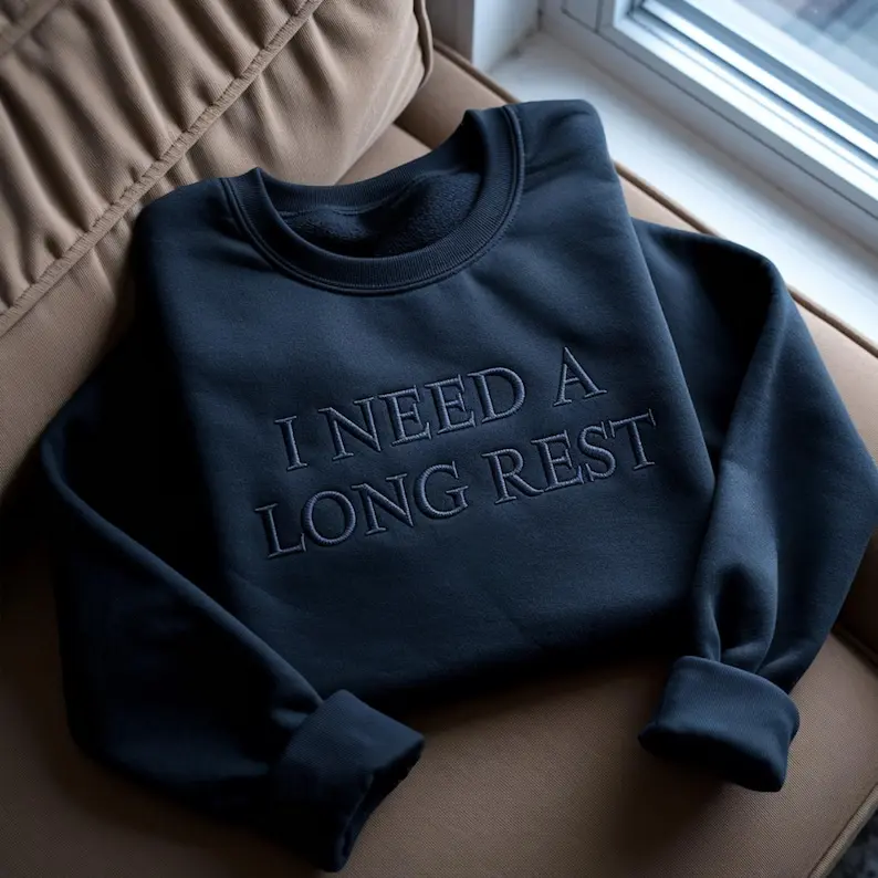 [MADE IN US] Embroidered DnD Sweatshirt, Funny Dungeon Master Sweater, Funny Embroidered Shirt, Gift For Fan