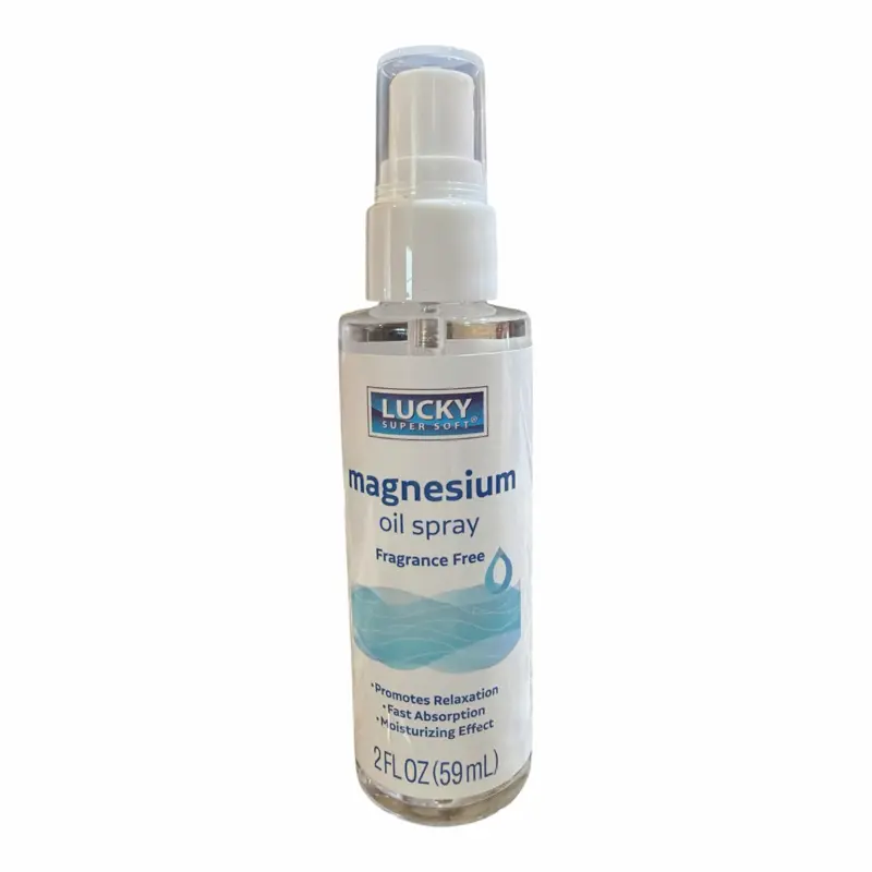 Fragrance-Free Magnesium Oil Spray - Wellness Body Oil, Self Care Products, De-Stress Solution, Skin-Softening Formula, Fast Absorption, Moisturizes, Promotes Relaxation