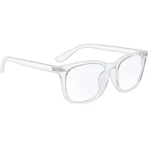 Blue Light Blocking Glasses – Square Frame, Anti-Fatigue, Relieve Eye Strain, Fashion Eyewear for Office & Gaming