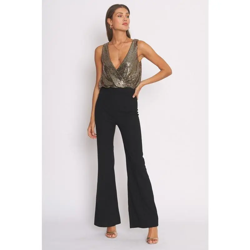Gold Sequin Bodysuit - FINAL SALE
