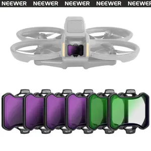 NEEWER FL-A29 6-Pack Snap-On ND/UV/CPL Filter Set for DJI Avata 2, Lightweight Camera Lens Filters Kit for Drone Photography & Video
