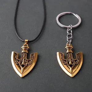 Jojo' Bizarre Adventure Stand Arrow Necklace and Keyring keychains