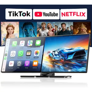【TKIMCRAB】2026 Newest 10.25" Big Touch Wirelesss CarPlay Screen Supports Youtube/Netflix/TikTok Apps,Watch Movies/Videos/TV shows in your Car,with 1080P Backup Camera, Suitable for Vehicle Upgrades, Navigation, and In-Car Entertainmen