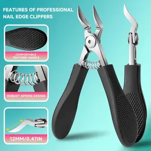 Professional Large Eagle Beak Elbow Nail Clipper, Stainless Steel Labor-Saving Toe Nail Trimmer, Thick Embedded Nail Clipper Designed For Adults And The Elderly, Sharp Curved Blade Foot Trimming Tool Suitable For Thick And Hard Nails, Unisex