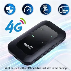 Portable 4G/5G LTE Pocket WiFi Hotspot EU Version - Unlocked SIM Card Mobile Router, High-Speed Stable Wireless Device, WPA2 Security, Compact Travel WiFi for Home Office & Business Trip