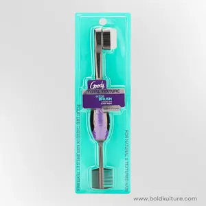Goody Total Texture Edge Brush - Haircare Essential for Versatile 3-in-1 Styling Heatless Comb
