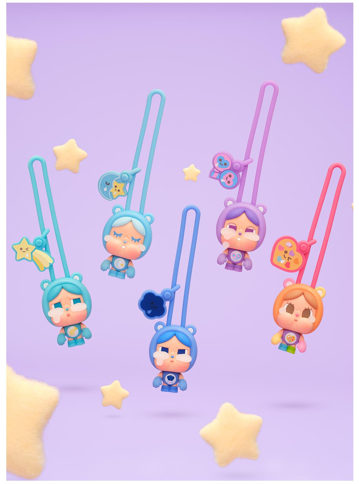 [POP NOW] POP MART CRYBABY × Care Bears Series-Mini Light Blind Box Mystery Gift