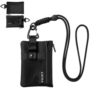 VULKIT Minimalist Lanyard Wallet | RFID Blocking & Water Resistant