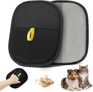Pet Hair Removal Glove for Cats & Dogs, Electrostatic Pet Hair Remover Gloves for Cats Hair, Reusable Magic Brush Pet Hair Remover Tool for Couch, Pet Bed, Clothes(1pc)