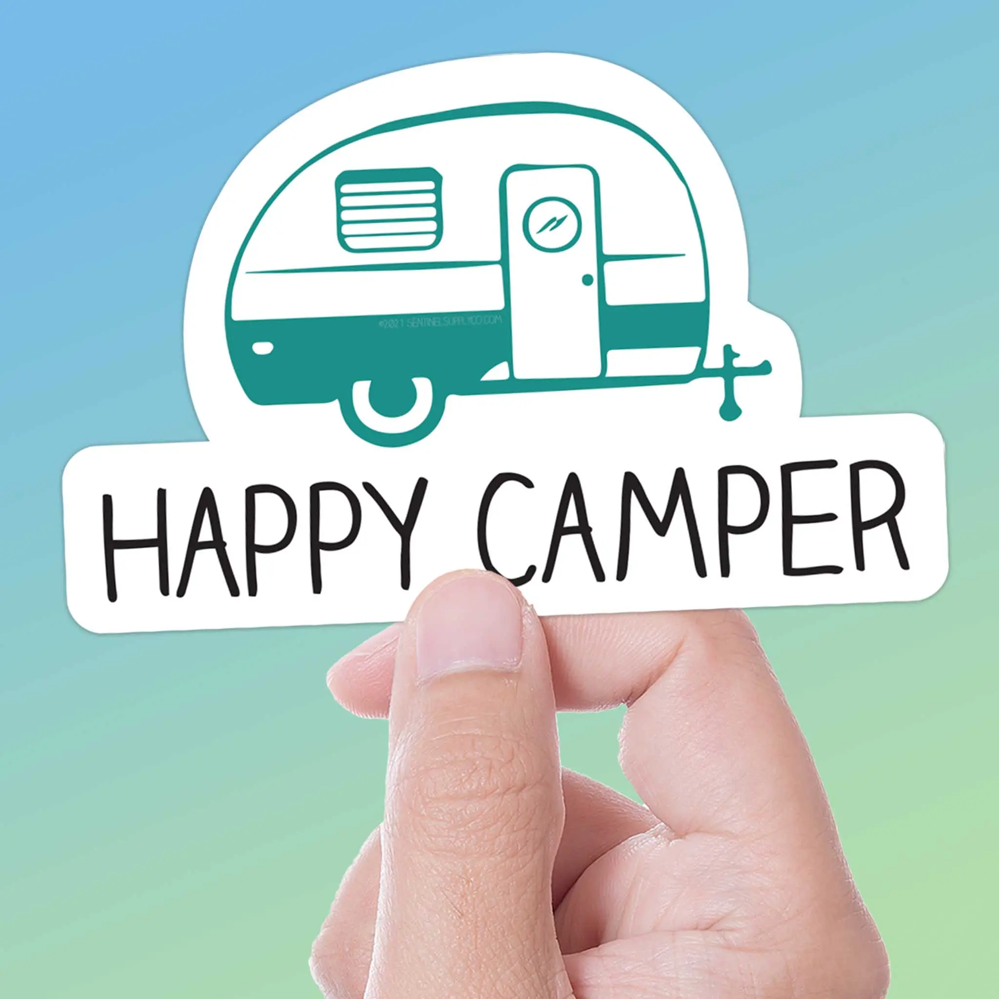 Happy Camper RV Sticker