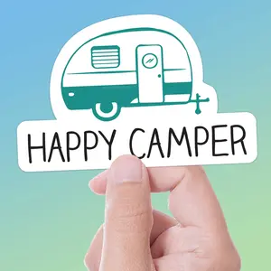 Happy Camper RV Sticker