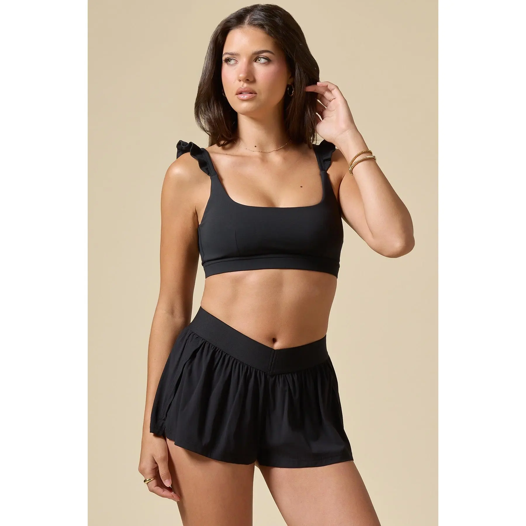 Super Slit Short - Black