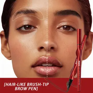 4D Microblading Eyebrow Pen, 4-Fork Tip, Creates Hair-Like Strokes, Natural & Waterproof, Long-Lasting & Smudge-Proof, Easy Application, Brow Pencil, Eyebrow Makeup Products