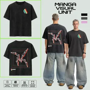 Arc Raiders Unisex Acid Washed Lightweight Cotton T-Shirt, ARC Leaper Graphic T-Shirt, Gift For Game Fan, Men Gifts, Streetwear