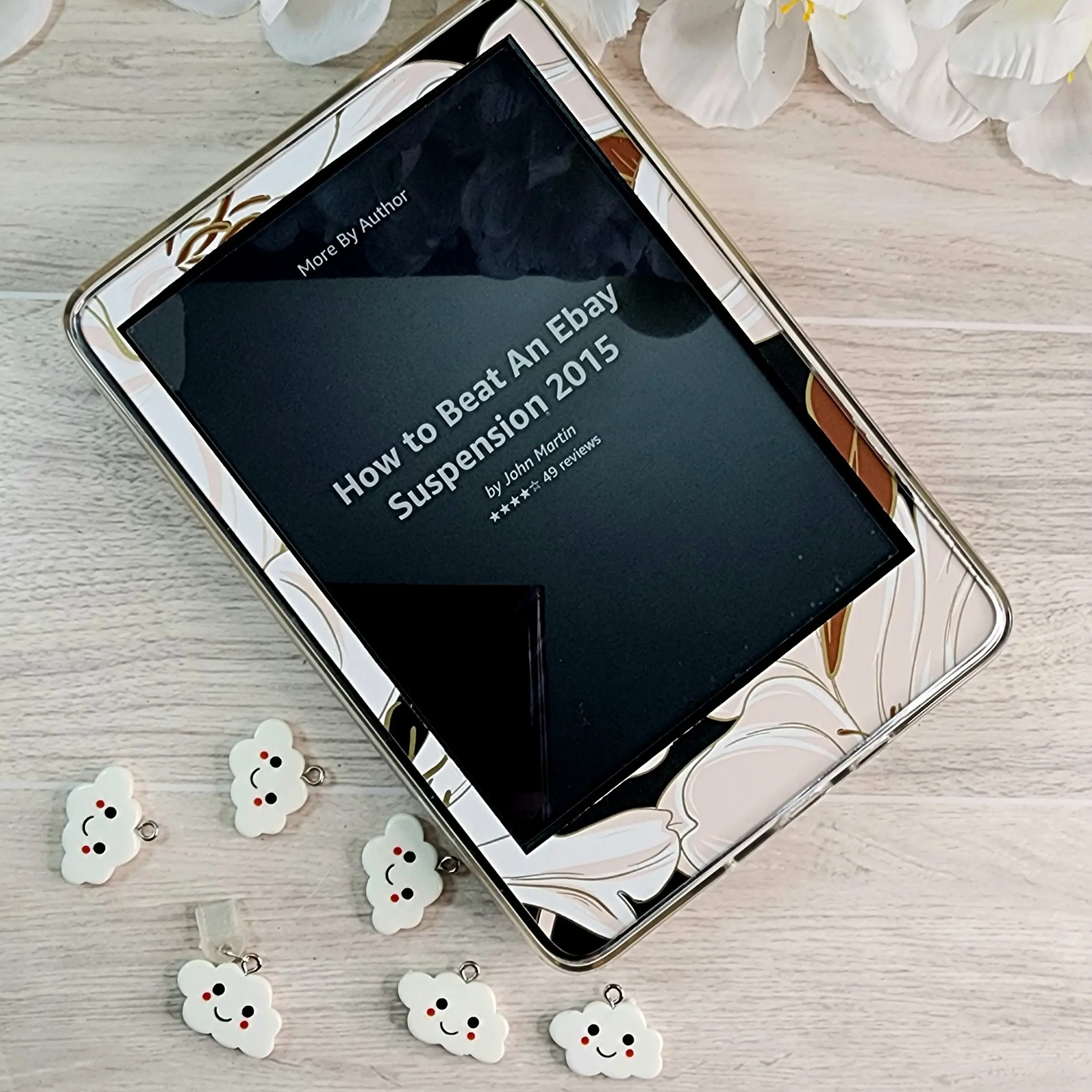 Kindle Happy Cloud Dust Plug Charms/E-Reader Charms/Cell Phone Charm Dangle  Compatible For All Type C & Iphone Devices