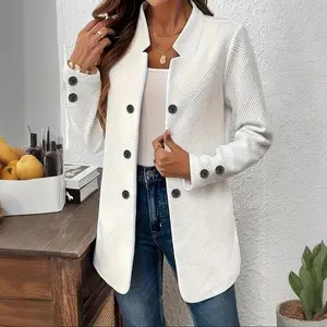 Womens Suit Blazer Banquet Jacket Double-Breasted  Suit Blazer Casual Work Office Outfit Customize