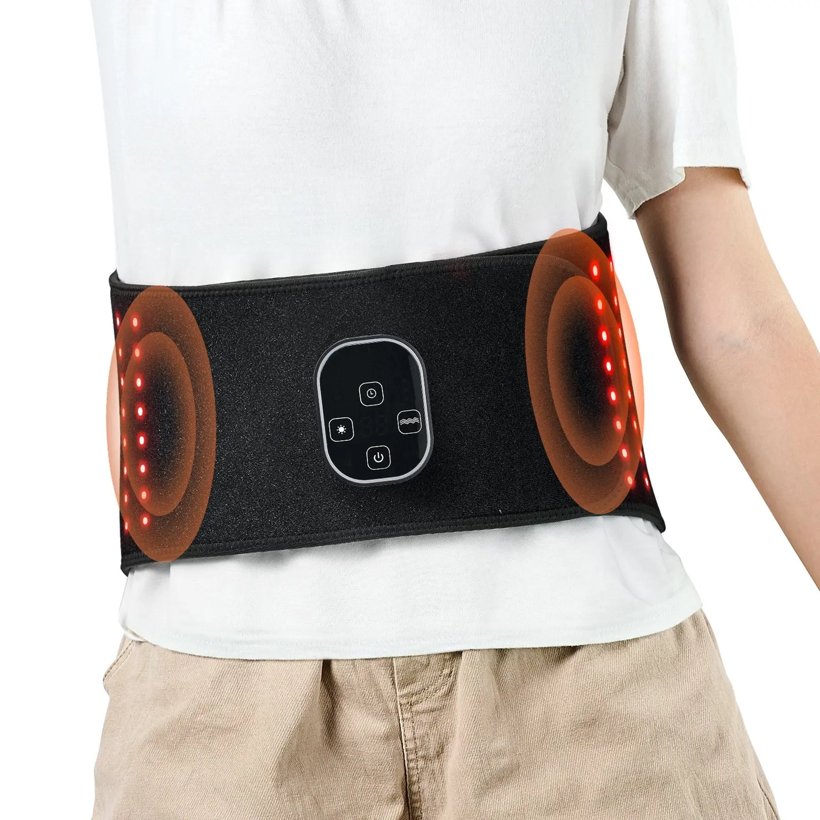 Adjustable Infrared Back Support Belt, Comfort-Focused Medical Brace for Back Pain Relief