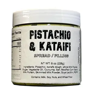 Dubai Pistachio Filling with Kataifi - Crispy Premium Kataifi and Pistachio Cream, Single Ingredient to Make Dubai Chocolate