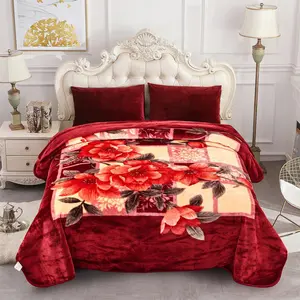 8 lbs Weight,Embossed Pattern 1 Ply Fleece Blanket, Soft Polyester, Hand Wash, Modern Print - Ideal for Autumn and Winter Seasons