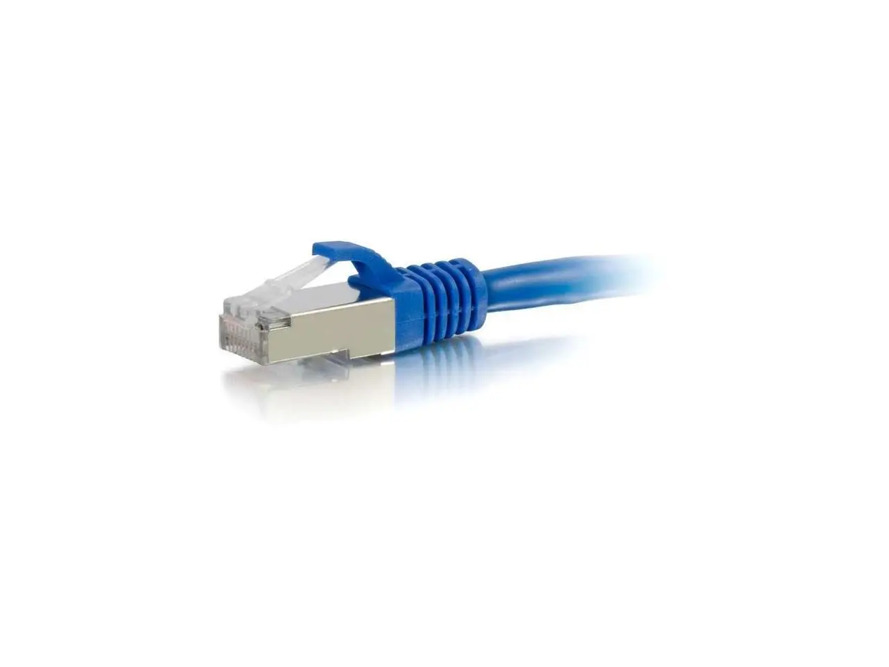 C2G 00807 Cat6 Cable - Snagless Shielded Ethernet Network Patch Cable, Blue (35 Feet 10.66 Meters)