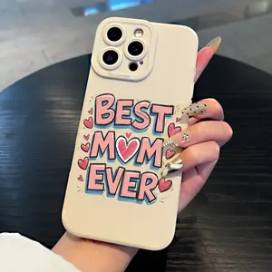 Phone Case - Angel Eyes Premium Phone Case Featuring The Mom Ever Design with Cartoon Animation And UV Printing, Offering 360-Degree Full Protection Suitable for a variety of iPhone models, from 17 series to 11 series, and x series