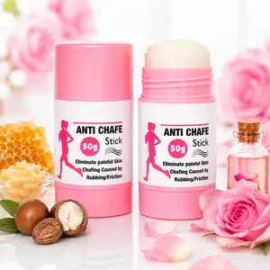 All-Natural Anti-Chafe Balm for Thighs & Feet, 50g Friction Defense Stick for Running & High Heels
