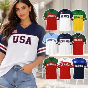 Custom Football Jersey Shirt, Personalized Name Number Country Fan Jersey