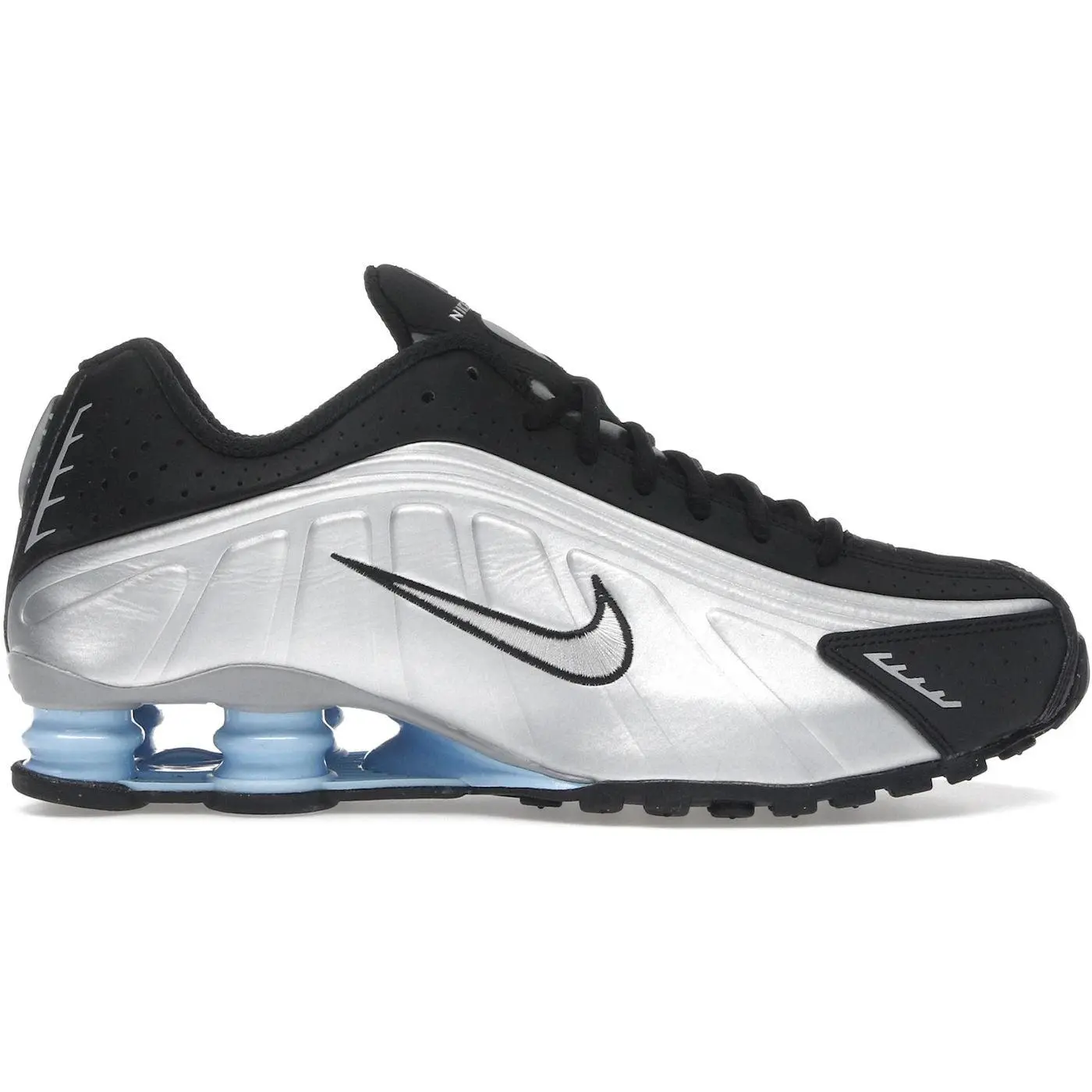 Nike Shox R4 Metallic Silver Black Psychic Blue (HQ1988-004)