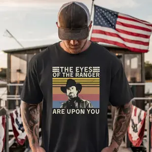 Chuck Norris The Eyes of The Ranger are Upon You Vintage T Shirt, Hoodie, Sweatshirts