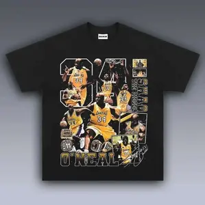 SHAQ O’NEAL v6 Adult tshirt , fan basketball merch, Graphic shirt, Vintage tee, gift for fan, Unisex shirt, Crewneck tshirt, boy clothing, Men gift