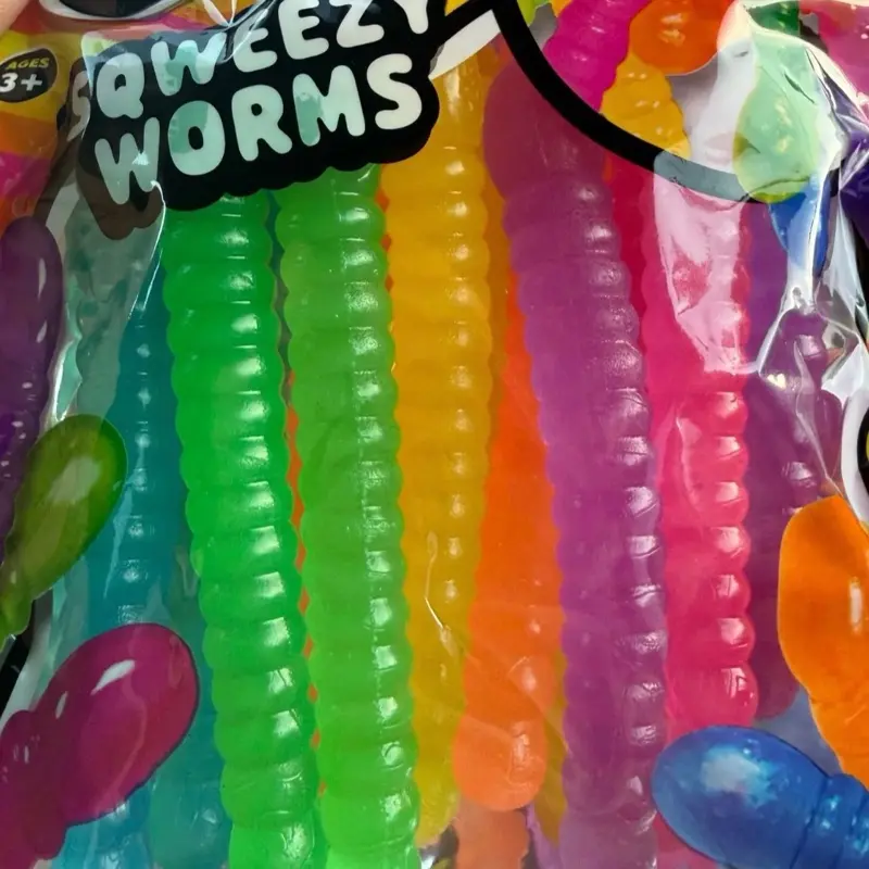 Squeezy worms squishy stress relief toy Squeezy worms squishy stress relief toy