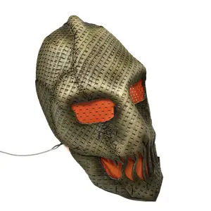 Scarecrow Mask Handmade Genuine Leather Mask in Brown