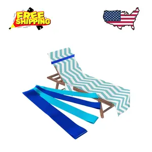 4 Pack Towel Bands, Towel Bands for Beach Chair, Rubber Towel Clips