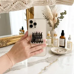 Girls Will Be Girls Magnetic Phone Grip, Gothic Witch Magnetic Phone Holder, Vintage Witch Sisterhood Mobile Stand, Gift For Witch Lovers