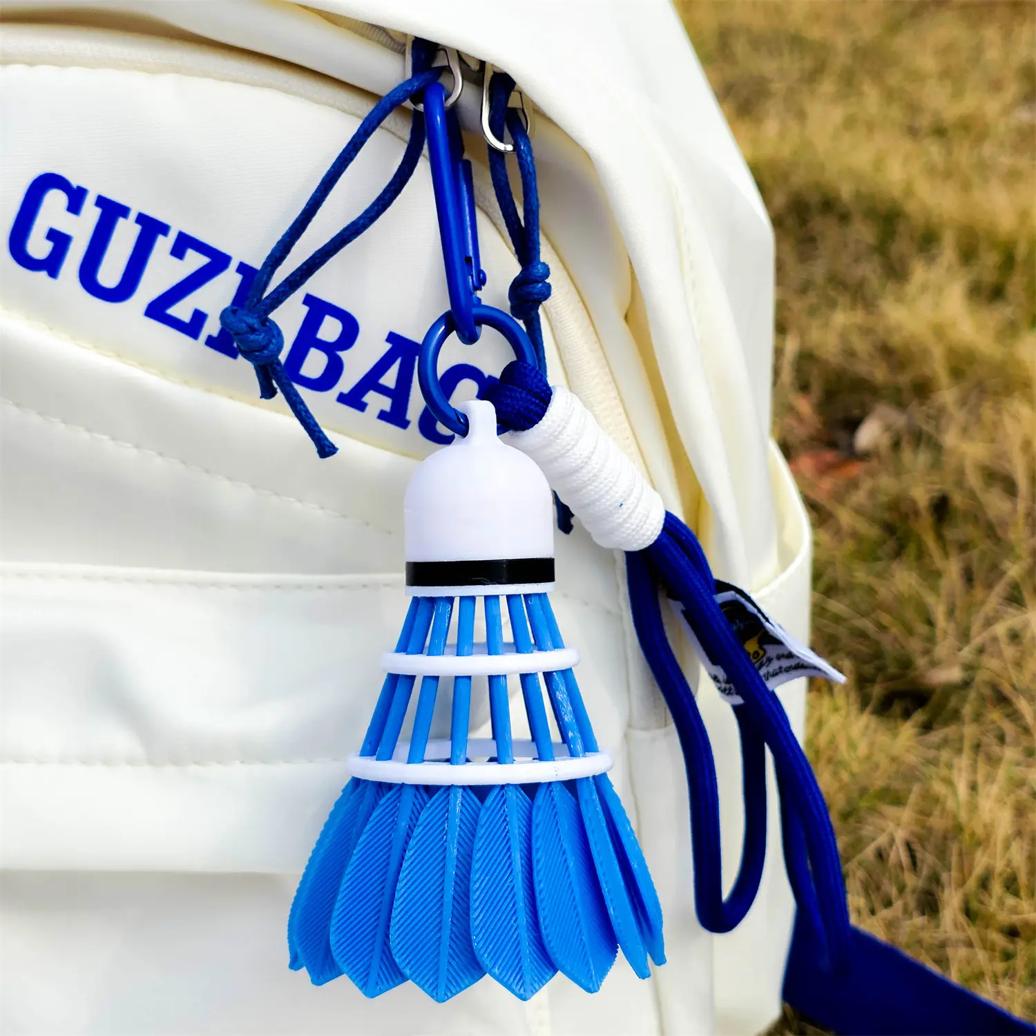 Dark Blue Badminton + Lanyard