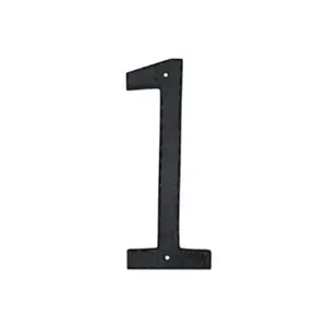 212 MAIN 10 In. Textured Modern Font Individual Aluminum House Number Sign, Home Improvement Building Supply for Doors/Gates/Windows, Home Decor Accessory