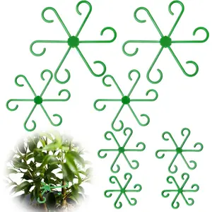 8pcs Plant Stem Support, Plant Support for Indoor Plants, 4 Sizes Climbing Houseplant Stem Holders, Reusable Plant Stabilizer, Indoor Plants Accessories