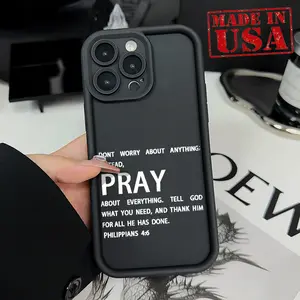 Case for iPhone 17 Air 16 E Pro Max 15 Plus 14 13 12 11 XS XR mini White Text Drop Protection Shockproof Soft Silicone smartphone Cover