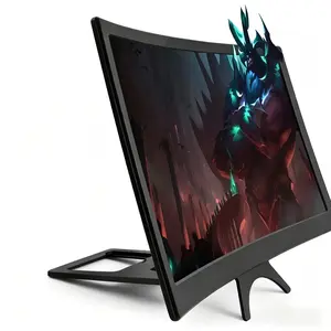 12 Inch Phone Projector, 3D Screen Extender for Movies Games Videos, Foldable Smartphone Stand, Enhance Your Viewing Experience