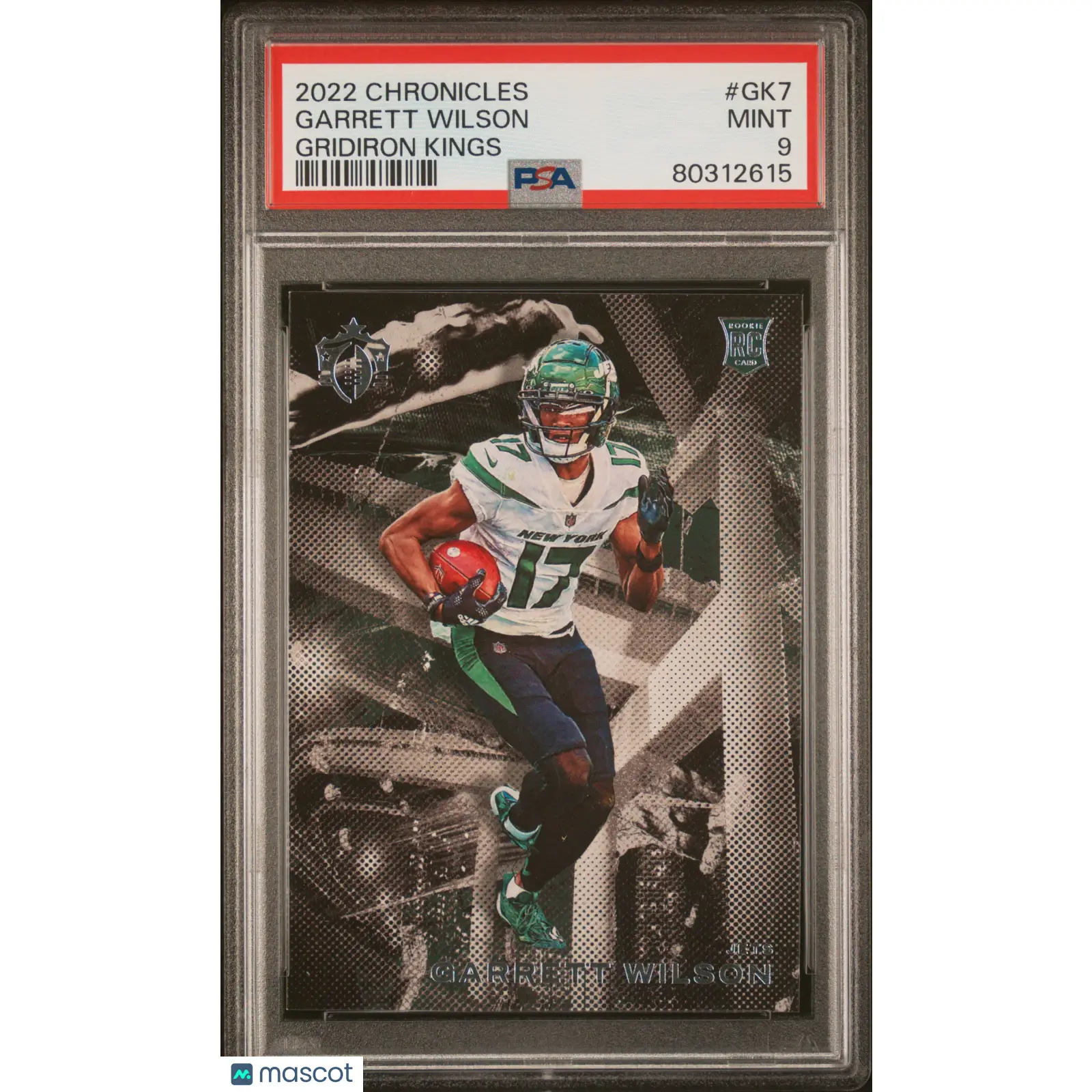 Garrett Wilson PSA 2022 Panini Chronicles Gridiron Kings #GK7 9