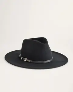 Pendleton Jackie Wool Felt Hat (Black, Heather Olive, Silver)