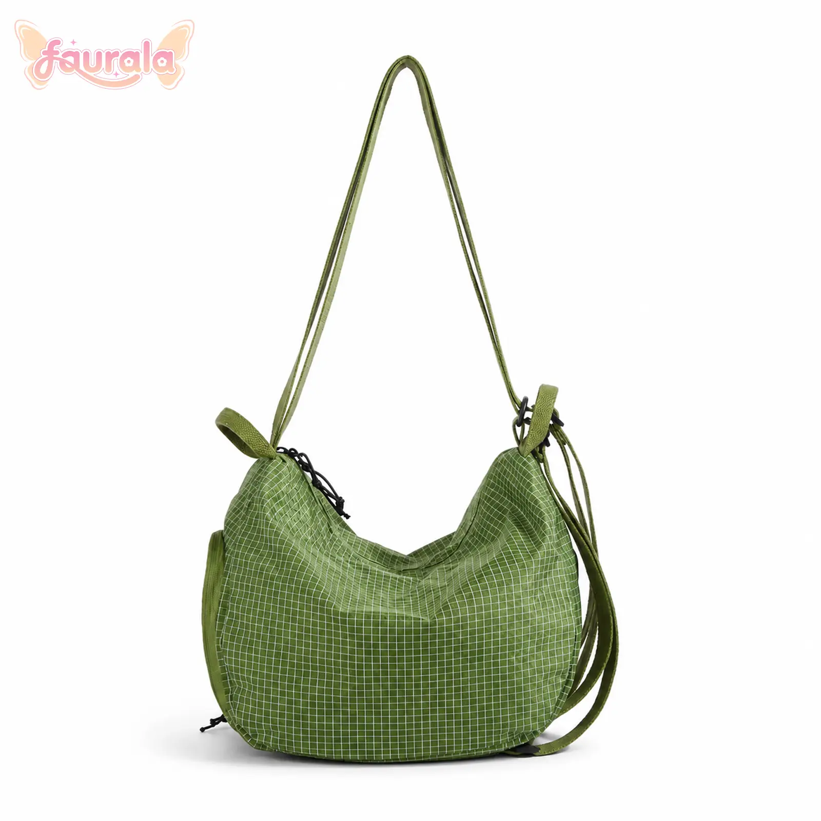 FAURALA Plaid Convertible Backpack Shoulder Crossbody Bag for Women, 4-in-1 Plaid Pattern Tote, Multi-way Carryall Shoulder Bag, Lightweight Backpack wih Adjustable Straps for effortless transitions between work, travel and everyday style