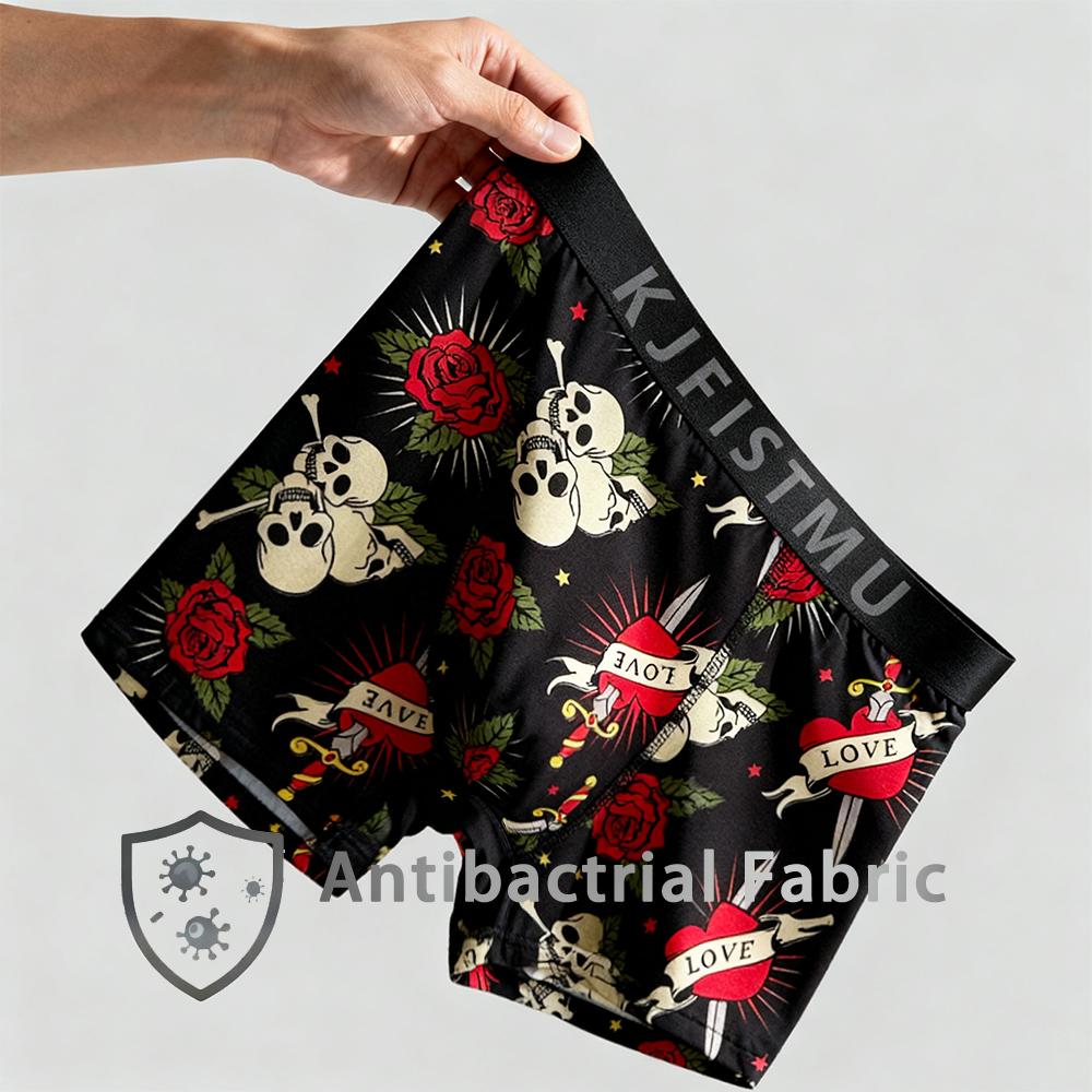 KJFISTMU 12-Pack Men's Boxer Briefs High Performance Seamless Breathable Shorts Long Lasting Shape Retention Moisture Wicking Antibacterial Odor Resistant Stretchy No Rolling Suitable for Commuting Fitness Home - Fabric Canvas Day Street Style Outdoor