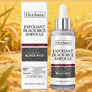 Rice Enzyme Exfoliating Serum, Hyaluronic Acid, Niacinamide + Plant Scrub Particles, Gentle Cleansing, Deep Pore Cleaning, 100ML