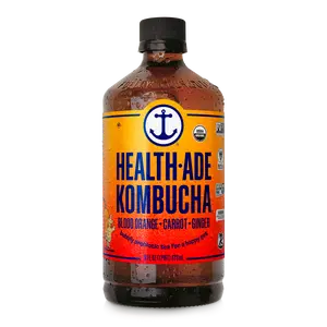 Blood Orange-Carrot-Ginger Kombucha