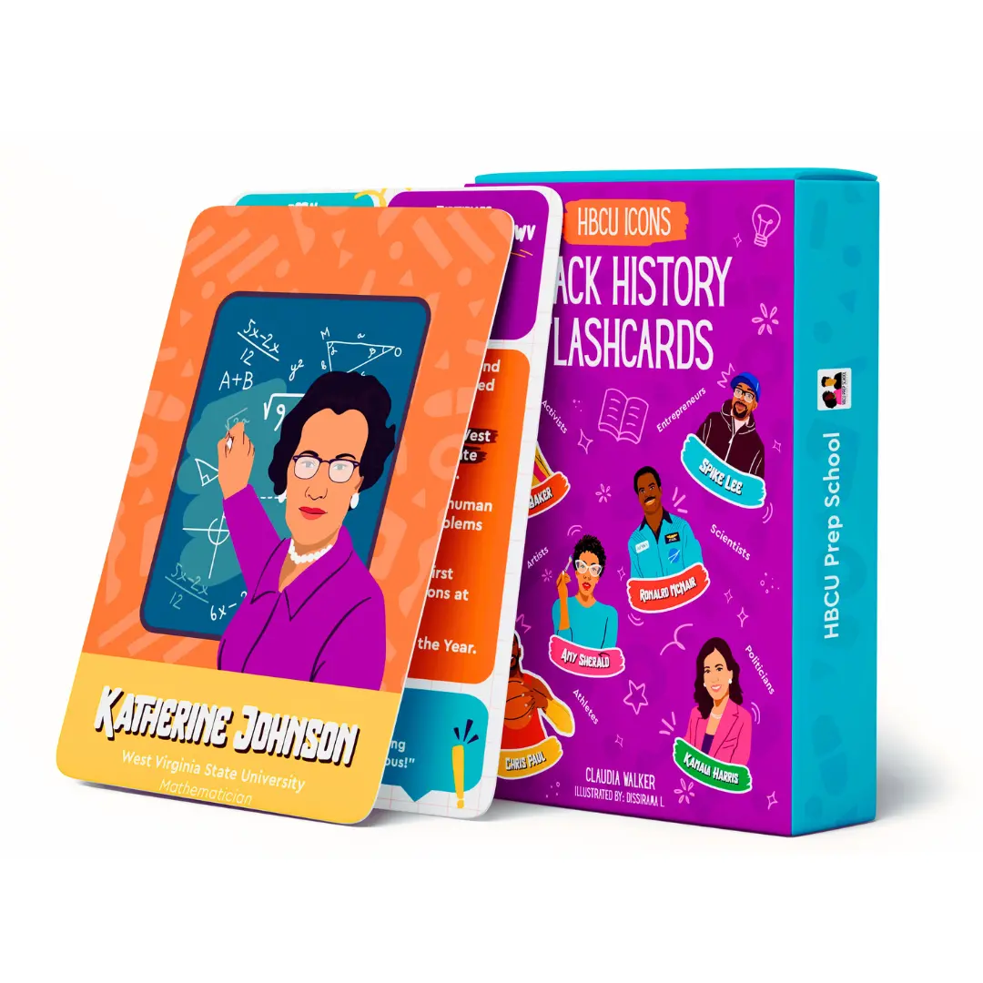 Black History Flashcards: HBCU Icons Edition