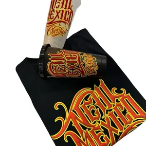 New Mexico Certified Custom Combo with Your Choice of Cup Unisex DTF Transfer Black T-Shirt Design