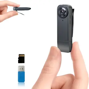 Mini 1080P Wearable Body Camera - 1000mAh USB-Rechargeable, 6HR Battery Life, Night Vision, Bluetooth, Compact Hidden Cam for Cycling, Security