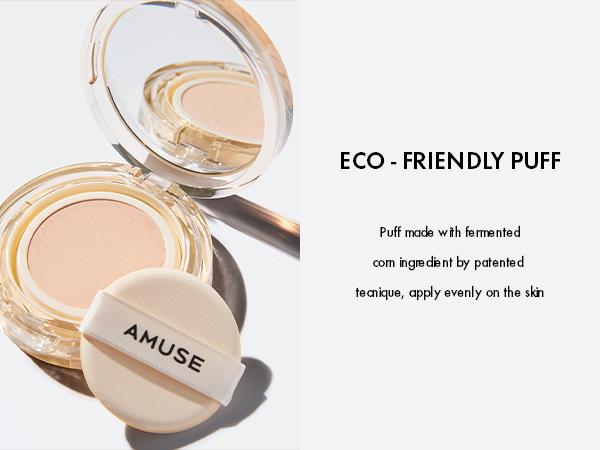 [AMUSE Seoul Official] DEW JELLY VEGAN CUSHION | 5 Shades Concealer Foundation Makeup Cosmetic